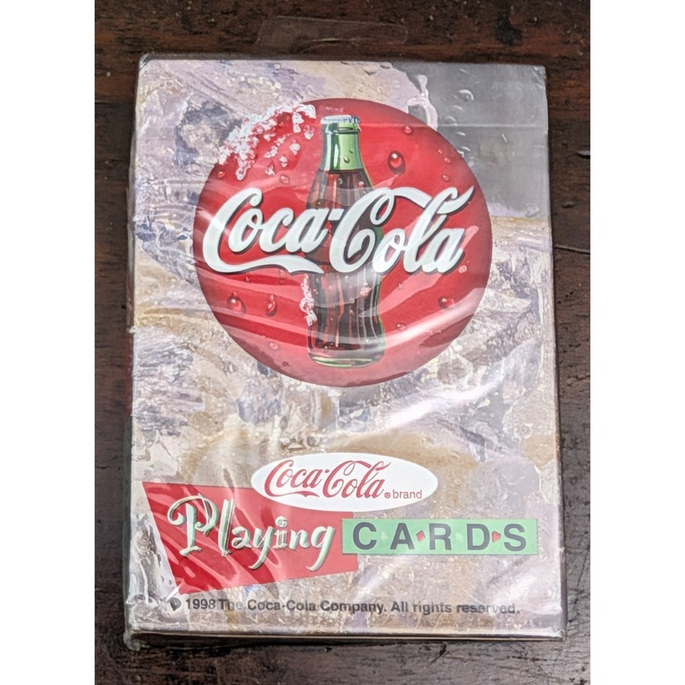 Vintage Coca-Cola Polar Bear Playing Cards 1998 US Playing Card Co Sealed Deck